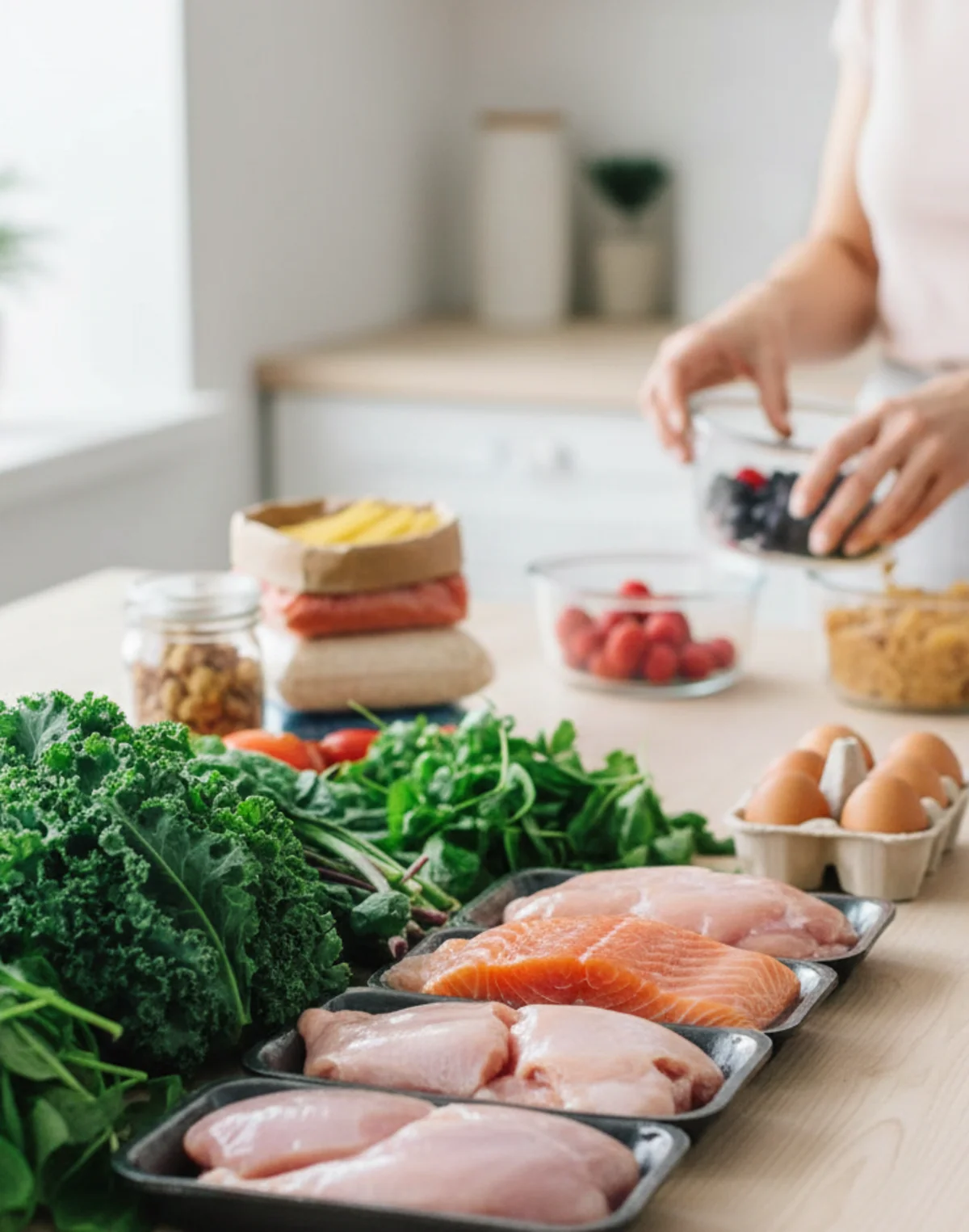 Illustration des listes et de la préparation intégrées FoodPilot